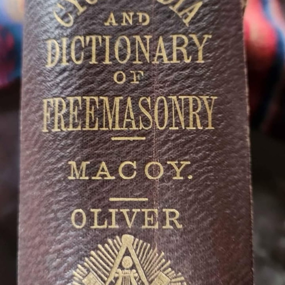 Dictionary of Freemasonry Book - Macoy c.1869 General History Cyclopedia RARE